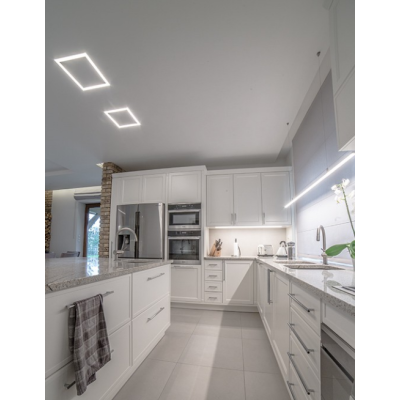 Profil LED KOZEL Nieanodowany (surowy) 1m