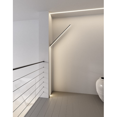 Profil LED LIPOD Czarny anodowany 2m