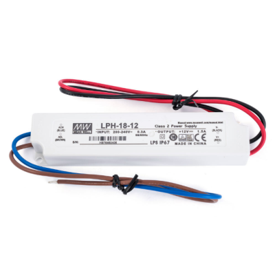 Zasilacz LED 12V 18W IP67 LPH-18-12