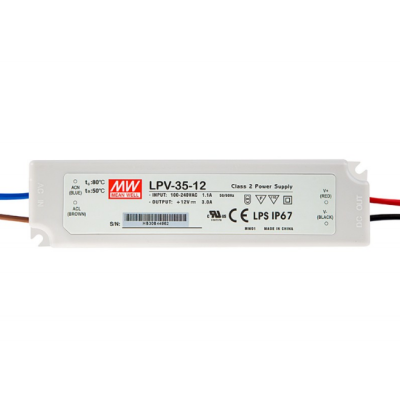 Zasilacz LED 12V 35W IP67 LPV-35-12