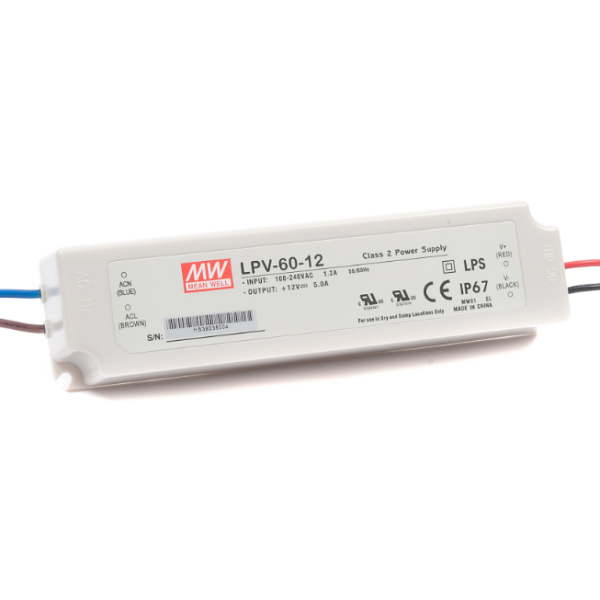 Zasilacz LED 12V 60W IP67 LPV-60-12