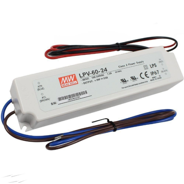 Zasilacz LED 24V 60W IP67 LPV-60-24