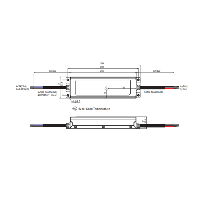 Zasilacz LED 24V 200W IP67 ELG-200-24