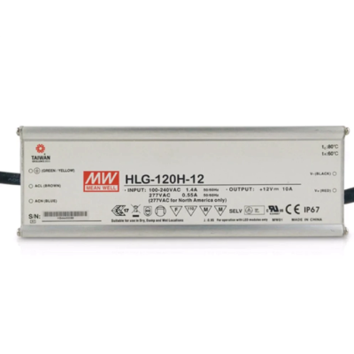 Zasilacz LED 12V 120W IP67 HLG-120H-12