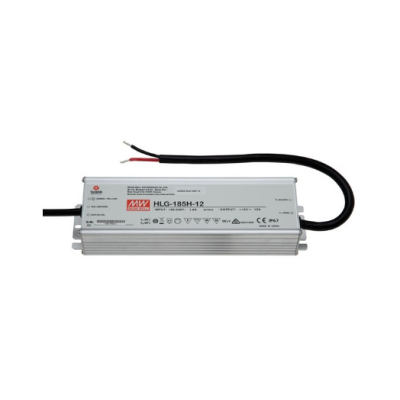 Zasilacz LED 12V 185W IP67 HLG-185H-12