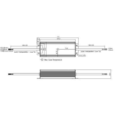 Zasilacz LED 24V 40W IP67 HLG-40H-24