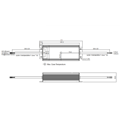 Zasilacz LED 24V 60W IP67 HLG-60H-24