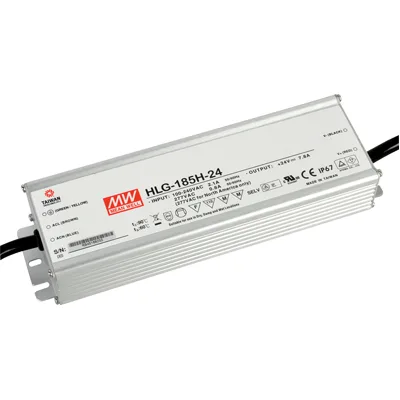 Zasilacz LED 24V 185W IP67 HLG-185H-24