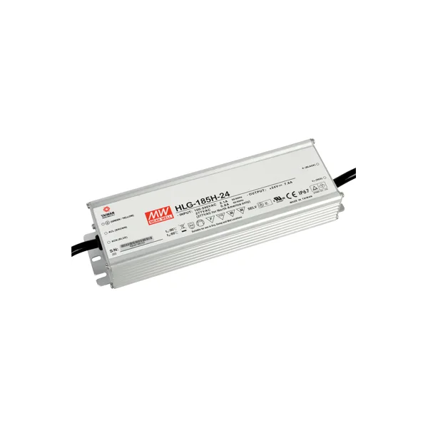 Zasilacz LED 24V 185W IP67 HLG-185H-24