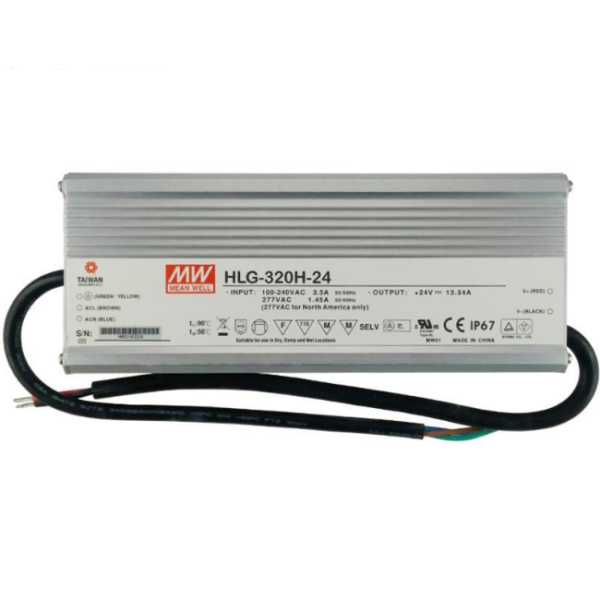 Zasilacz LED 24V 320W IP67 HLG-320H-24