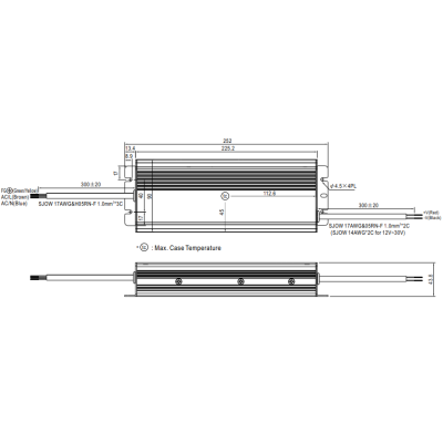 Zasilacz LED 24V 320W IP67 HLG-320H-24