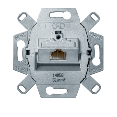 Berker One.platform Mechanizm gniazda komp. UAE 1-kr (RJ45), ekranowane, kat.6, klasa E