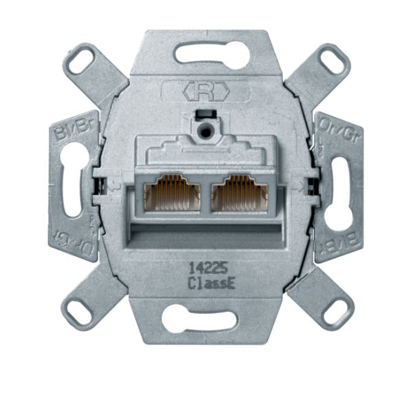 Berker One.platform Mechanizm gniazda komp. UAE 2-kr (RJ45), ekranowane