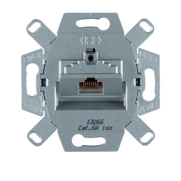 Berker One.platform Mechanizm gniazda komputerowego UAE 1-kr (RJ45), ekran., kat.6a iso