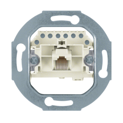 Berker One.platform Mechanizm gniazda telefonicznego UAE 1-kr (RJ11, RJ12, RJ45) kat. 3
