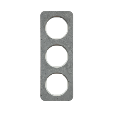 Berker R.1 Ramka 3-krotna, beton/biały