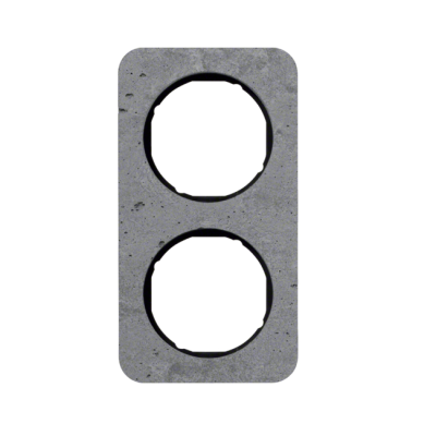 Berker R.1 Ramka 2-krotna, beton/czarny