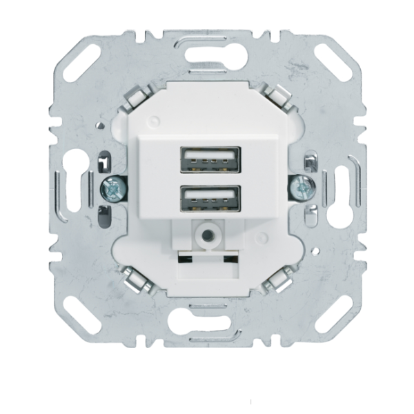 Berker One.platform Mechanizm gniazda USB ładowania 3.0 A 230 V, biały