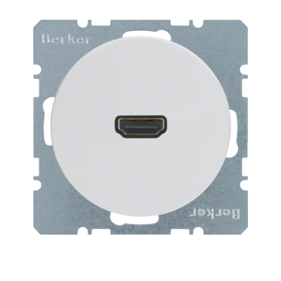 Berker R.1/R.3 Gniazdo HDMI biały