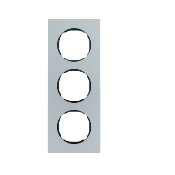 Berker R.8 Ramka 3-krotna, aluminium