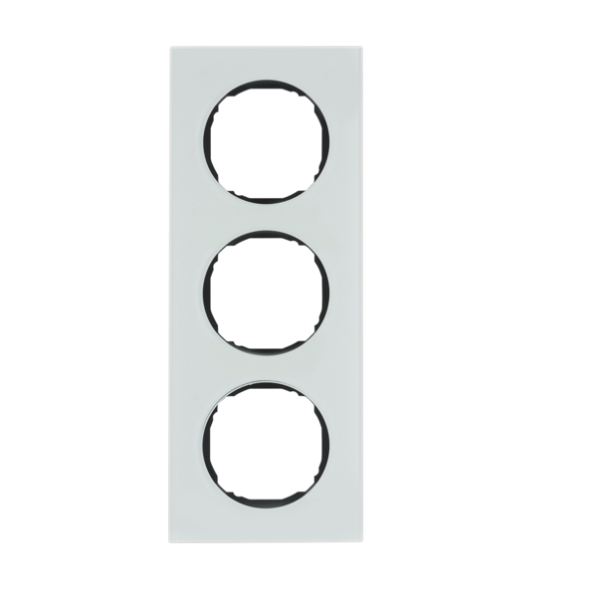 Berker R.8 Ramka 3-krotna, szkło, biały