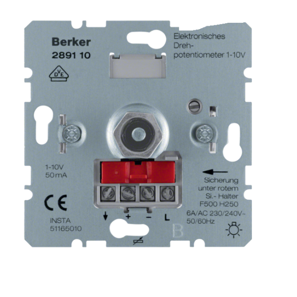 Berker One.platform Elektroniczny potencjometr obrotowy 1-10 V, mechanizm