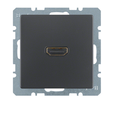 Berker Q.x Gniazdo HDMI, ant aks, lak