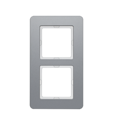 Berker Q.7 Ramka 2-krotna, aluminium