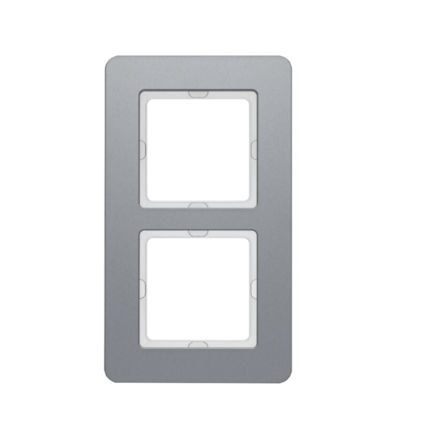 Berker Q.7 Ramka 2-krotna, aluminium