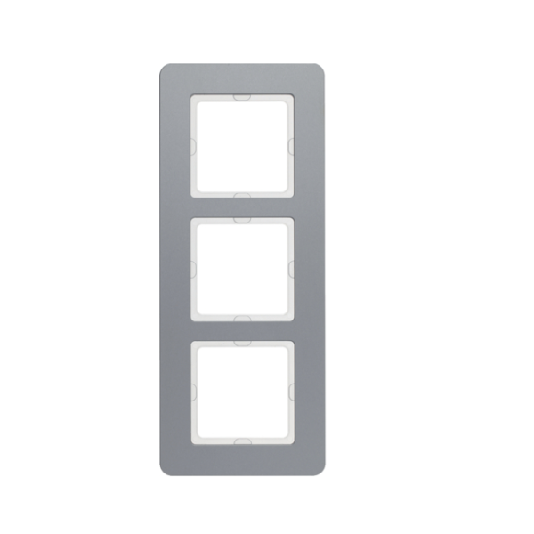 Berker Q.7 Ramka 3-krotna, aluminium