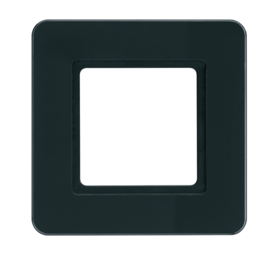 Berker Q.7 Ramka 1-krotna do modułu podświetlenia LED, szkło, czarne