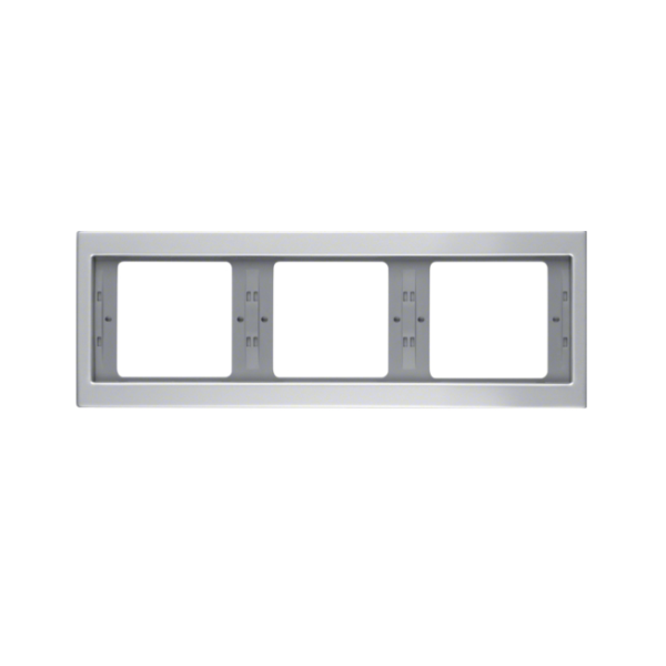 Berker K.5 Ramka 3-krotna, pozioma alu