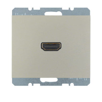 Berker K.5 Gniazdo HDMI, stal szl, lak