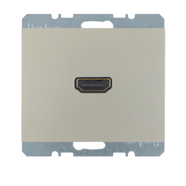 Berker K.5 Gniazdo HDMI, stal szl, lak