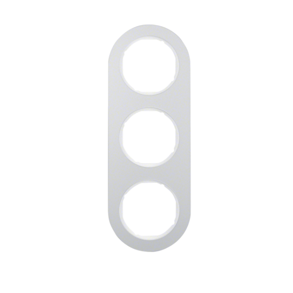 Berker R.classic Ramka 3-krotna, aluminium/biały