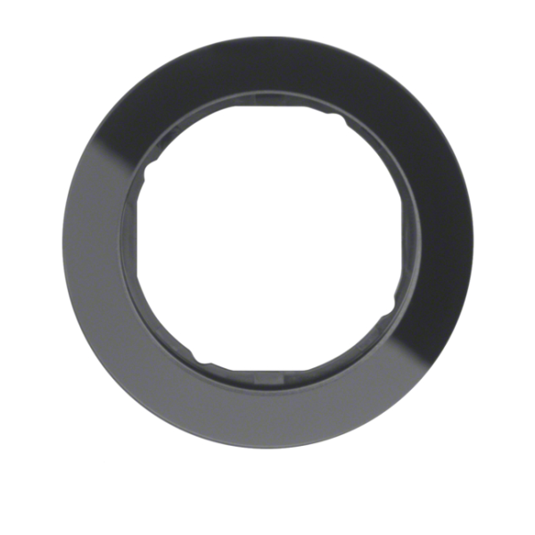 Berker R.classic Ramka 1-krotna, szkło, czarny