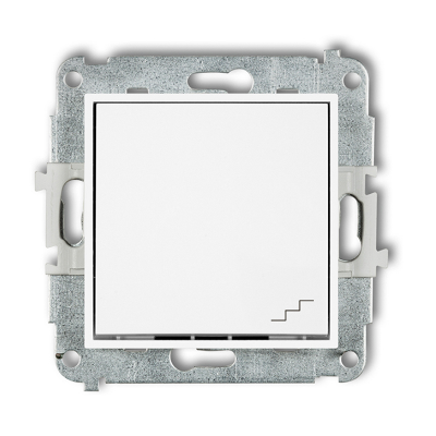Karlik Mini Mechanizm łącznika schodowego, biały