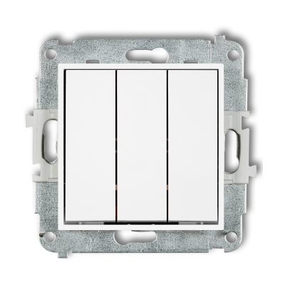 Karlik Mini Mechanizm łącznika potrójnego, biały