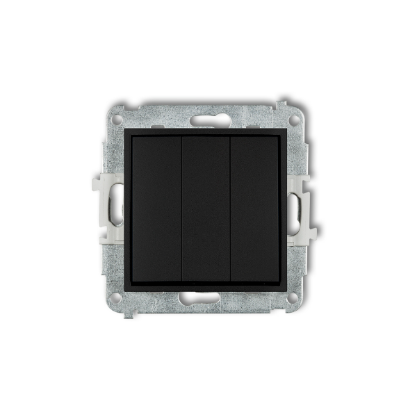 Karlik Mini Mechanizm łącznika potrójnego, czarny mat