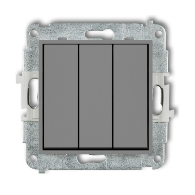Karlik Mini Mechanizm łącznika potrójnego, szary mat