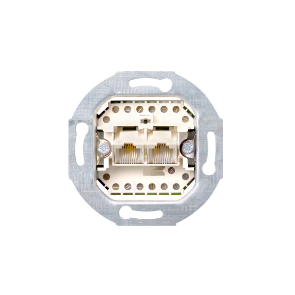 Gira Gniazdo telefoniczne UAE/IAE (ISDN) kat. 3, podwójny, 2 x 8-biegunowy 8/8