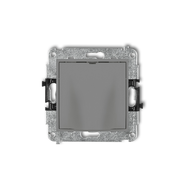 Karlik Mini Mechanizm wypustu kablowego, szary mat
