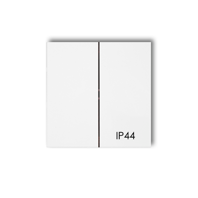 Karlik Mini Komplet klawiszy do łączników (sitodruk IP 44), biały