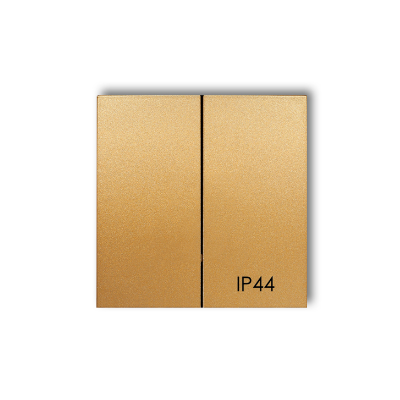 Karlik Mini Komplet klawiszy do łączników (sitodruk IP 44), złoty