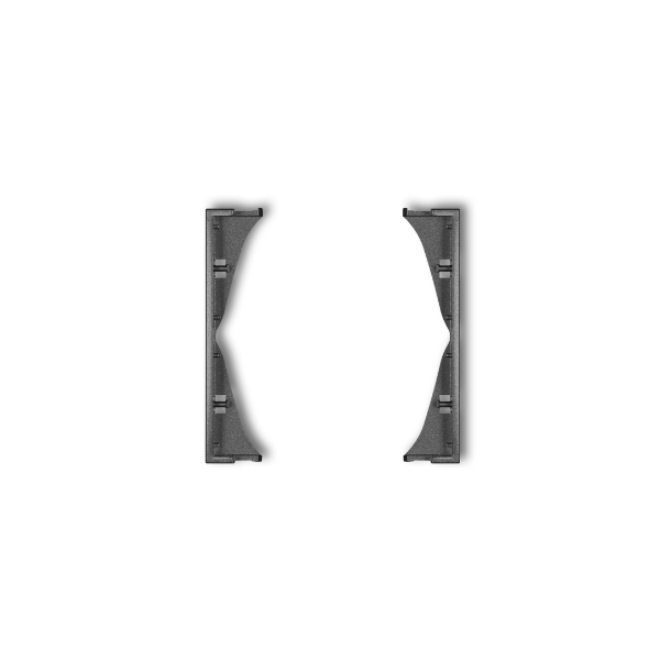 Karlik Mini Ramka pośrednia do gniazd podwójnych, grafitowy
