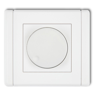 Karlik Flexi Elektroniczny regulator oświetlenia przyciskowo-obrotowy do lamp LED, biały