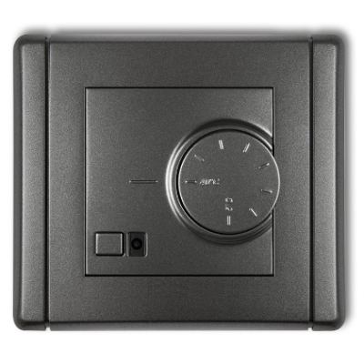 Karlik Flexi Elektroniczny regulator temperatury z czujnikiem podpodłogowym, grafitowy