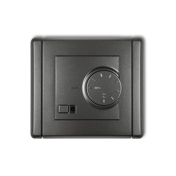 Karlik Flexi Elektroniczny regulator temperatury z czujnikiem podpodłogowym, grafitowy