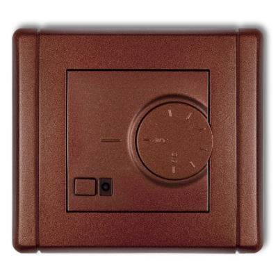 Karlik Flexi Elektroniczny regulator temperatury z czujnikiem powietrznym, brązowy metalik