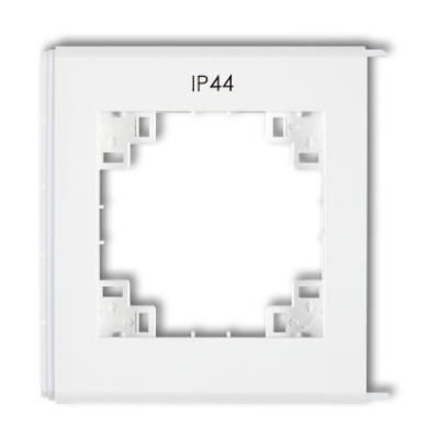 Karlik Flexi Ramka zewnętrzna do łączników IP44, biały